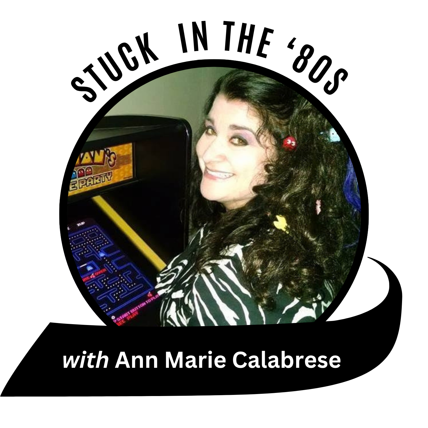 Ann Marie Calabrese stuck in the 80s logo